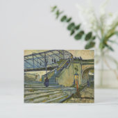 Die Brücke von Trinquetaille durch Van Gogh Postkarte (Stehend Vorderseite)
