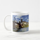 Die Brücke von Villeneuve-la-Garenne Kaffeetasse (Links)