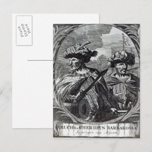 Die Brüder Barbarossa Postkarte (Vorne/Hinten)