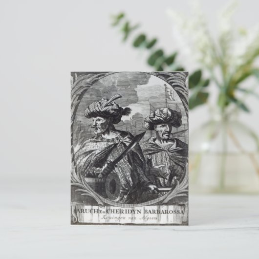 Die Brüder Barbarossa Postkarte (Stehend Vorderseite)