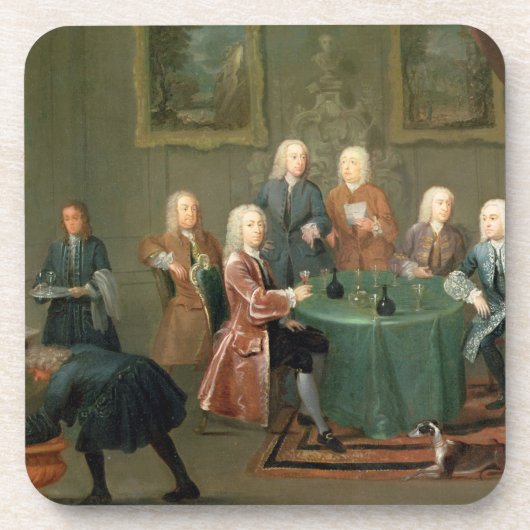 Die Brüder Clarke mit anderen Herren, die Wi Untersetzer (Vorderseite)