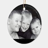 Die Brüder Drei-Circle-Ornament Keramikornament (Links)