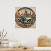 Die Brüder Duryea Autos 1861 02X Poster (Küche)