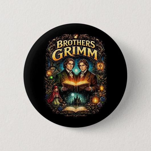 Die Brüder Grimm Button (Vorderseite)