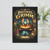 Die Brüder Grimm Dankeskarte (Stehend Vorderseite)