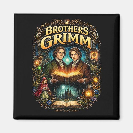 Die Brüder Grimm Magnet (Vorne)