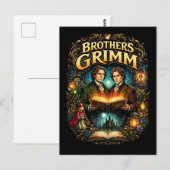 Die Brüder Grimm Postkarte (Vorne/Hinten)
