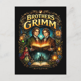 Die Brüder Grimm Postkarte