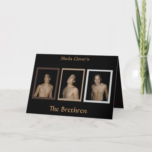 Die Bruderkarten Karte (Vorderseite)