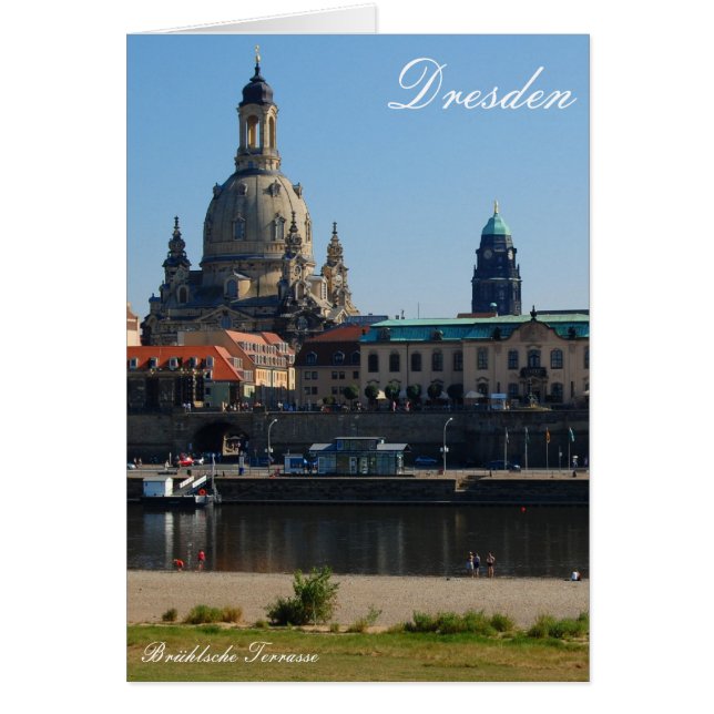 Die Brühlsche Terrasse in Dresden (Vorne)