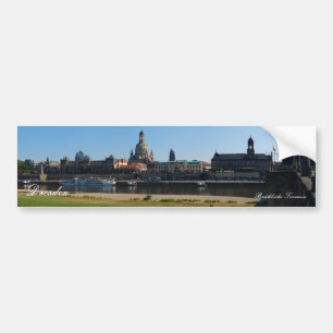 Die Brühlsche Terrasse in Dresden Autoaufkleber