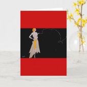 Die Brüllenzwanziger jahre Karte (Gelbe Blume)