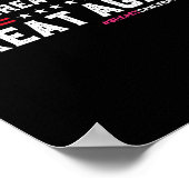 Die Brustgesundheit wieder großartig machen Poster (Ecke)