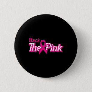 Die Brustkrebsunterstützung Krebs Krieger Pink  Button