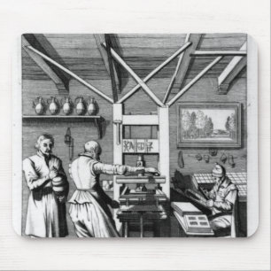 Die Buchbinderei von Laurens Janszoon Koster Mousepad