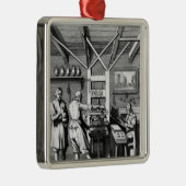 Die Buchbinderei von Laurens Janszoon Koster Silbernes Ornament (Rechts)