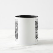 Die Buchbinderei von Laurens Janszoon Koster Tasse (Zentrum)
