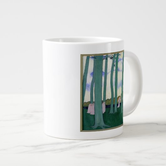 Die Buchen bei Kerdual, 1892 Jumbo-Tasse (Vorderseite Rechts)