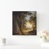 Die Buchen Quadratische Wanduhr (Zuhause)