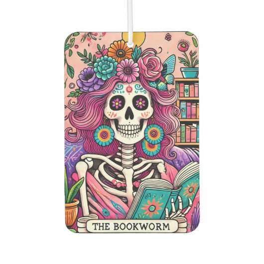 Die Bücherwurm Autolufterfrischer (Vorderseite)