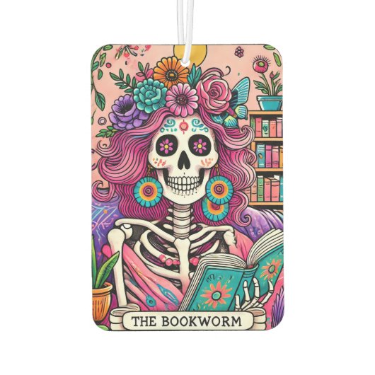 Die Bücherwurm Autolufterfrischer (Rückseite)