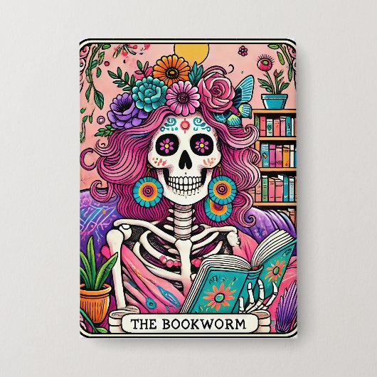 Die Bücherwurm Button (Vorderseite)