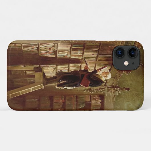 Die Bücherwurm Case-Mate iPhone Hülle (Rückseite (Horizontal))