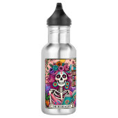 Die Bücherwurm Edelstahlflasche (Rechts)