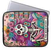 Die Bücherwurm Laptopschutzhülle (Vorderseite)