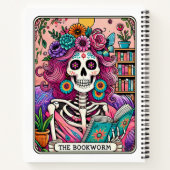 Die Bücherwurm Notizblock (Rückseite)