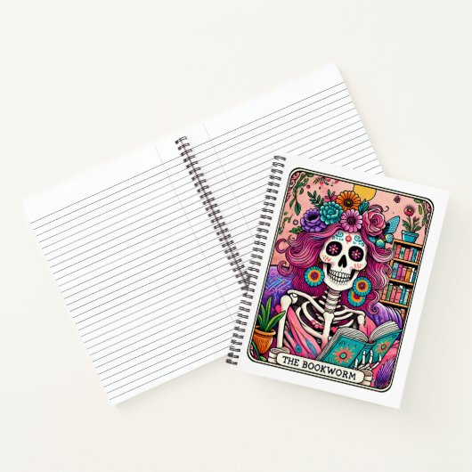 Die Bücherwurm Notizblock (Innenseite)