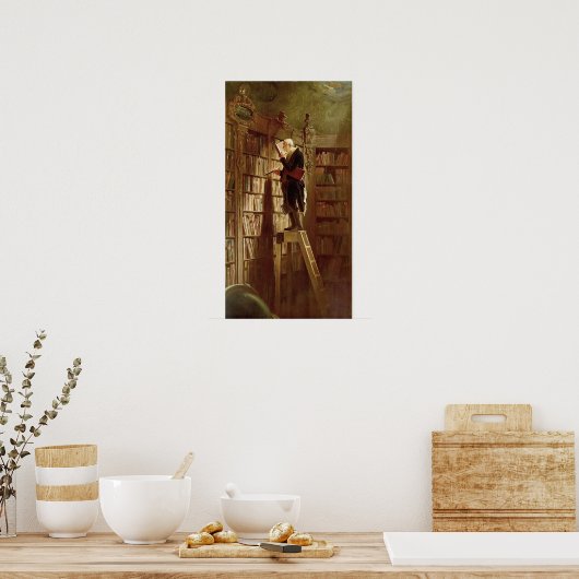 Die Bücherwurm Poster (Küche)