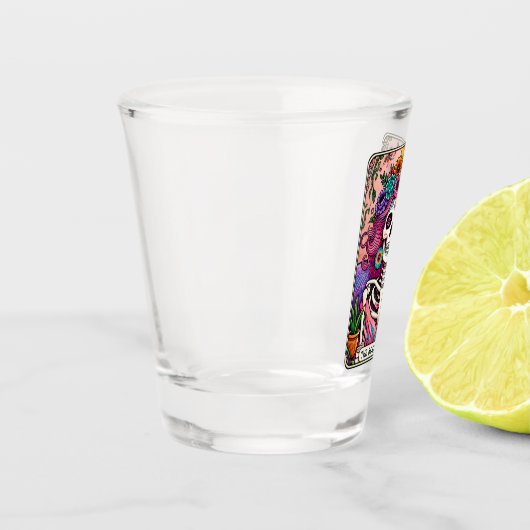 Die Bücherwurm Schnapsglas (Links)