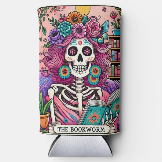 Die Bücherwurm Selters Dosenkühler (Vorderseite)