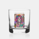 Die Bücherwurm Whiskyglas (Rückseite)