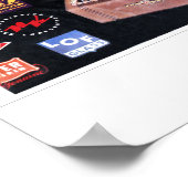 Die Buchführungsmaschinen von gestern Poster (Ecke)