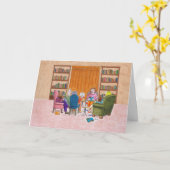 Die Buchgemeinschaft Karte (Gelbe Blume)