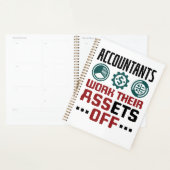 Die Buchhalter arbeiten ihre Vermögenswerte aus de Planer (Anzeige)