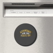 Die Buchhalter arbeiten ihre Vermögenswerte aus Magnet (In Situ (Geschirrspüler))
