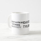 Die Buchhalter machen das! Kaffeetasse (Vorderseite Links)