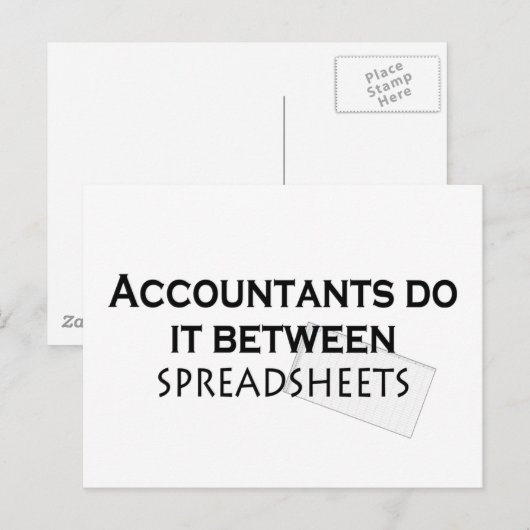 Die Buchhalter machen das! Postkarte (Vorne/Hinten)