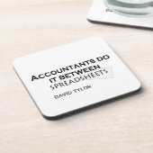 Die Buchhalter machen das! Untersetzer (Linke Seite)