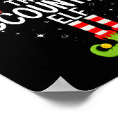 Die Buchhaltungself Familie Weihnachten Pajama Xma Poster (Ecke)