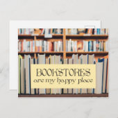 Die Buchhandlungen sind meine Postkarte (Vorne/Hinten)