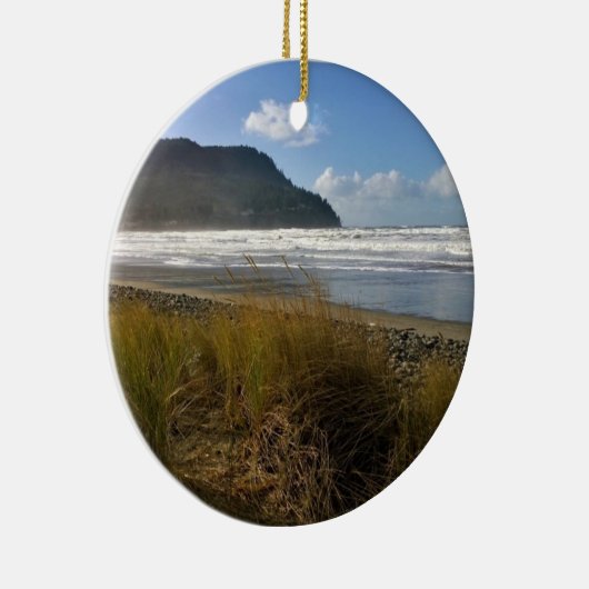 Die Bucht am Meer, Oregon Keramik Ornament (Rechts)