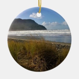 Die Bucht am Meer, Oregon Keramik Ornament