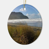 Die Bucht am Meer, Oregon Keramik Ornament (Links)