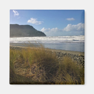 Die Bucht am Meer, Oregon Magnet
