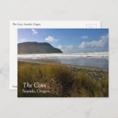 Die Bucht am Meer, Oregon Postkarte (Vorne/Hinten)