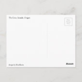 Die Bucht am Meer, Oregon Postkarte (Rückseite)